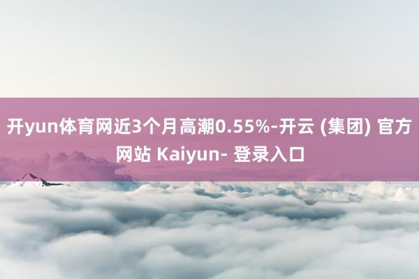 开yun体育网近3个月高潮0.55%-开云 (集团) 官方网站 Kaiyun- 登录入口