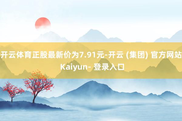 开云体育正股最新价为7.91元-开云 (集团) 官方网站 Kaiyun- 登录入口